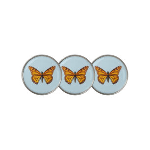 Monarch Butterfly Nature Lover Golfer Art Golf Ball Marker