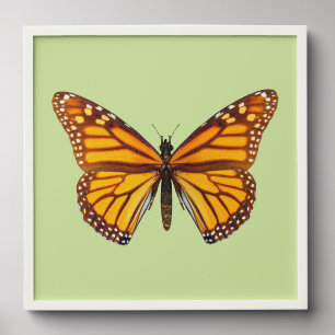 Monarch Butterfly Nature Wall Art Peel And Stick Photo Tile