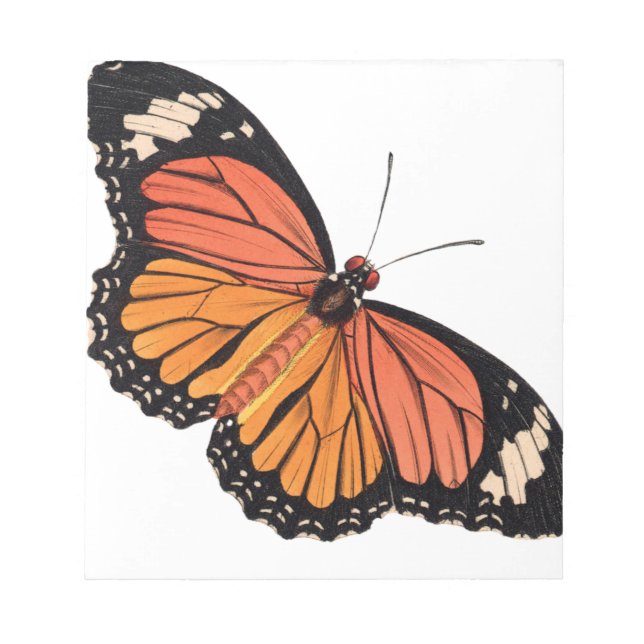 Monarch Butterfly Notepad (Front)