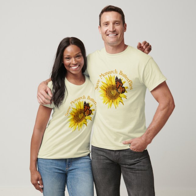 Monarch butterfly on a sunflower T-Shirt (Unisex)