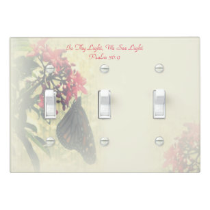 Monarch Butterfly Light Switch Plate