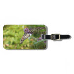 Monarch Butterfly on Purple Butterfly Bush Luggage Tag