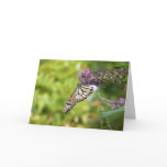 Monarch Butterfly on Purple Butterfly Bush Note Card