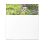Monarch Butterfly on Purple Butterfly Bush Notepad