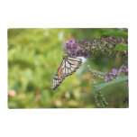 Monarch Butterfly on Purple Butterfly Bush Placemat