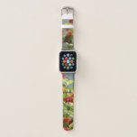 Monarch Butterfly on Red Butterfly Bush Apple Watch Band
