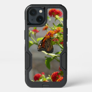 Monarch Butterfly on Red Butterfly Bush iPhone 13 Case