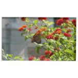 Monarch Butterfly on Red Butterfly Bush Place Card Holder
