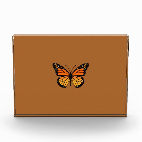 Monarch Butterfly on Sienna Award