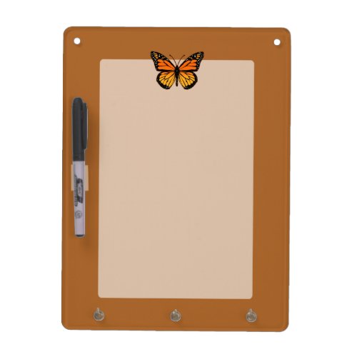 Monarch Butterfly on Sienna Dry_Erase Board