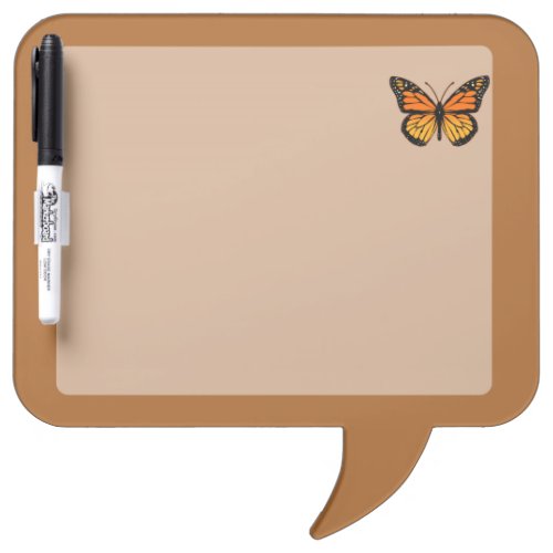 Monarch Butterfly on Sienna Dry_Erase Board
