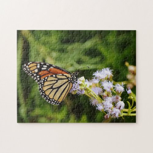 Monarch Butterfly on Wildflowers Puzzle