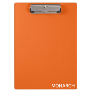 Monarch butterfly orange color name clipboard
