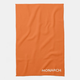 Monarch butterfly orange color name kitchen towel