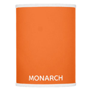Monarch butterfly orange color name lamp shade