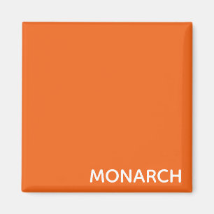 Monarch butterfly orange color name magnet