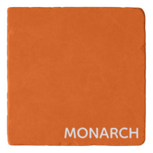 Monarch butterfly orange color name trivet