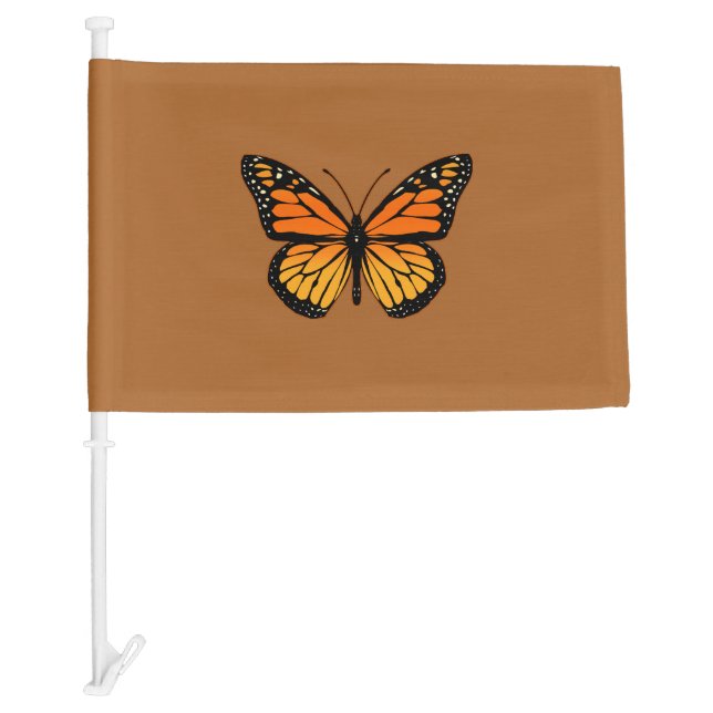 Monarch Butterfly Original Car Flag (Front)