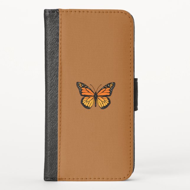 Monarch Butterfly Original iPhone Wallet Case (Front)