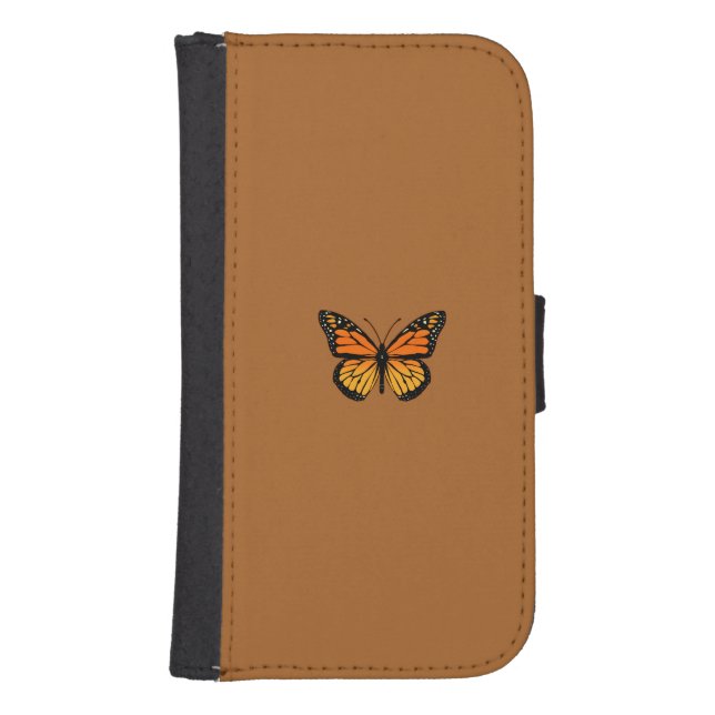 Monarch Butterfly Original Samsung Galaxy Wallet Case (Front)