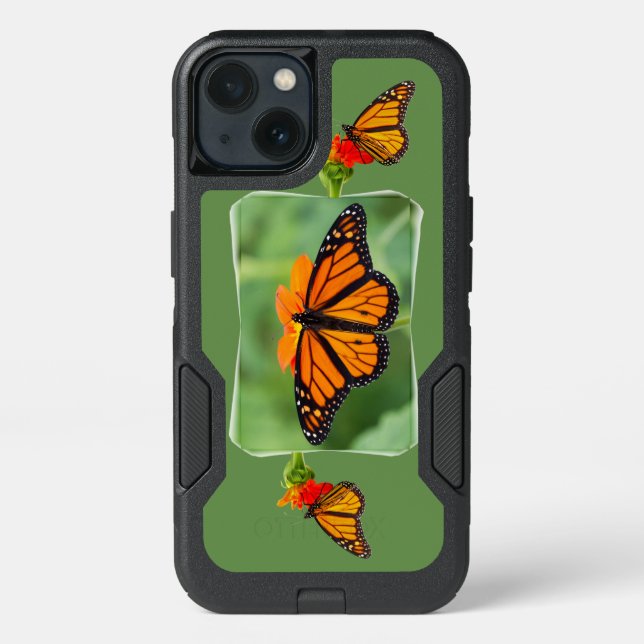 Monarch Butterfly Otterbox iPhone Case (Back)
