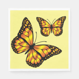 MONARCH BUTTERFLY PAPER NAPKINS