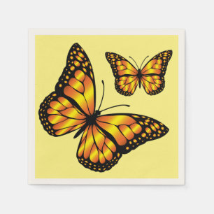 MONARCH BUTTERFLY PAPER NAPKINS