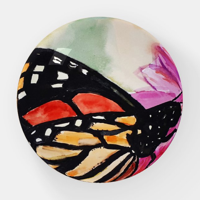 Monarch Butterfly Paperweight (Front)