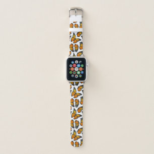 Monarch Butterfly Pattern Apple Watch Band