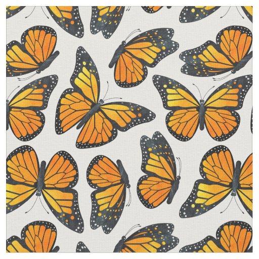 Monarch Butterfly Pattern Fabric