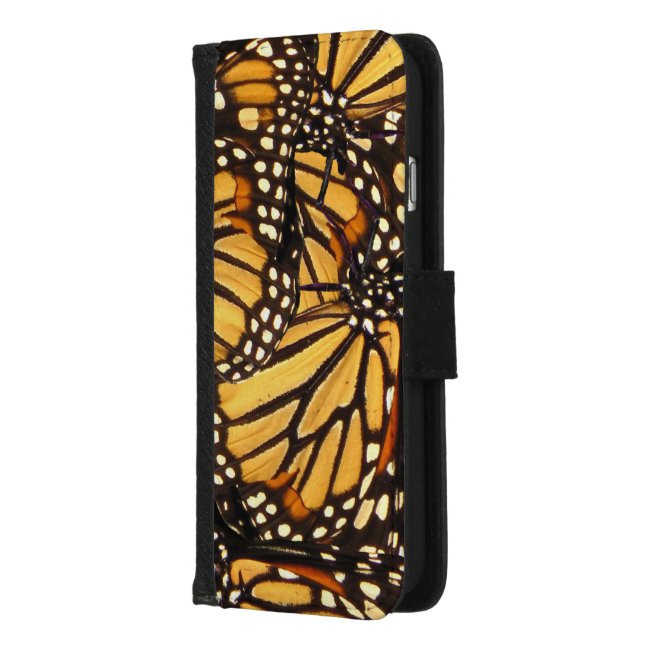 Monarch Butterfly Pattern iPhone 8/7 Wallet Case