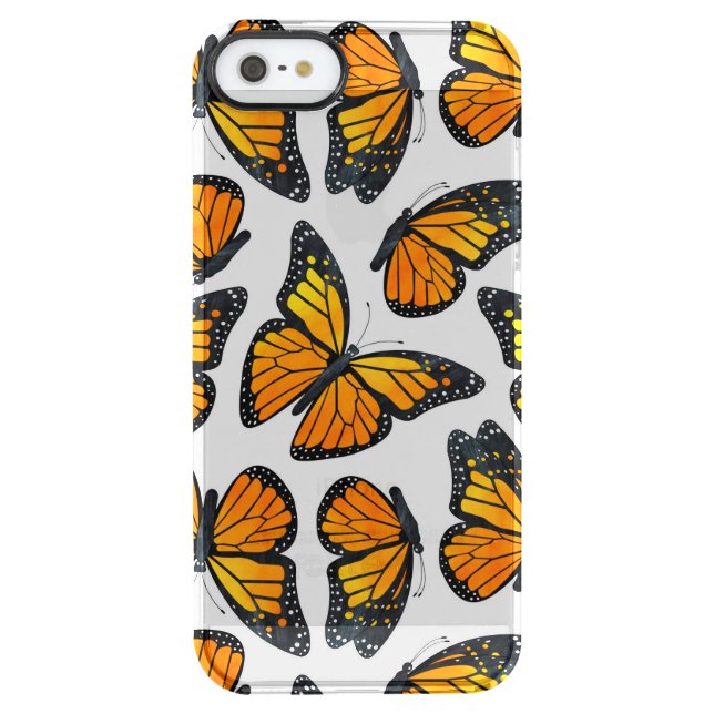 Monarch Butterfly Pattern Uncommon iPhone Case (Back)