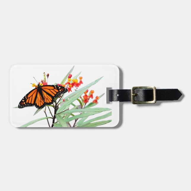 Monarch Butterfly, Personalized  Luggage Tag (Front Horizontal)