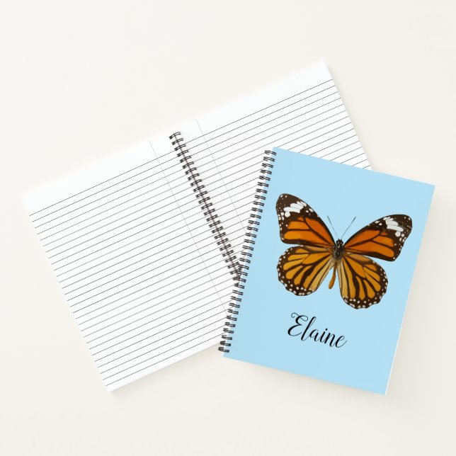 Monarch Butterfly Personalized Notebook (Inside)
