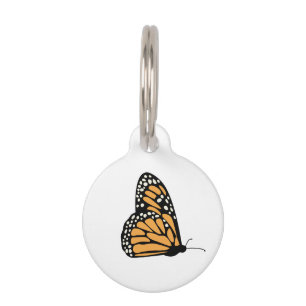 Monarch Butterfly Pet ID Tag