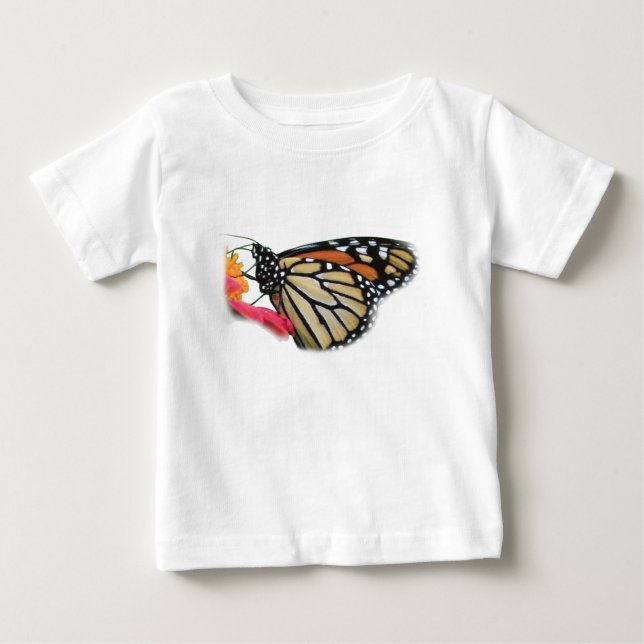 Monarch Butterfly Picture Baby T-Shirt (Front)
