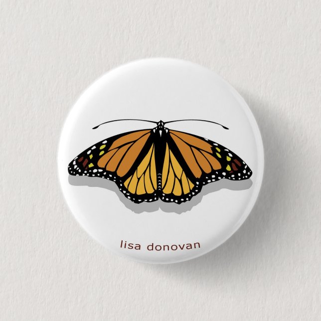 Monarch Butterfly Pin (Front)
