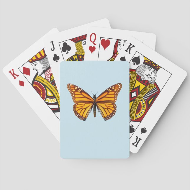 Monarch Butterfly Poker Cards (Back)