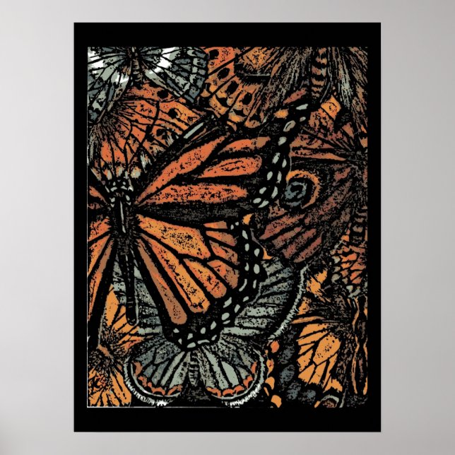 Monarch Butterfly Poster (Front)