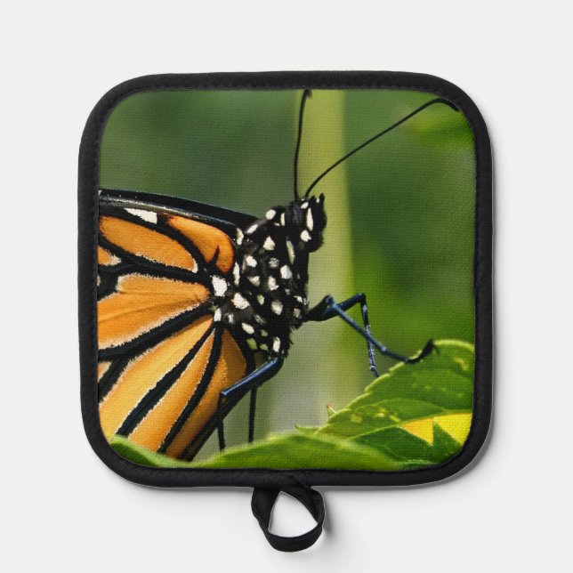Monarch Butterfly Poster Pot Holder (Front)
