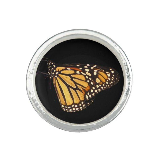 Monarch Butterfly Ring (Front)