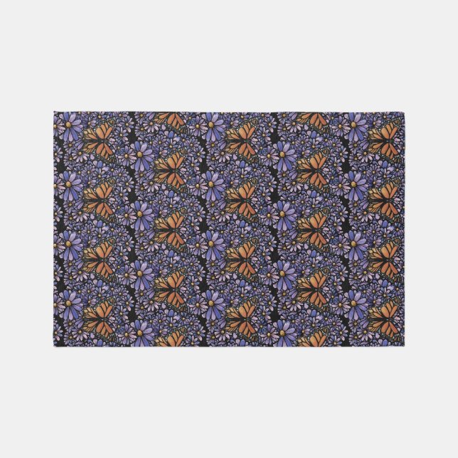 Monarch Butterfly                                  Rug (Front)