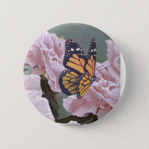 Monarch Butterfly Samples Azalea Button
