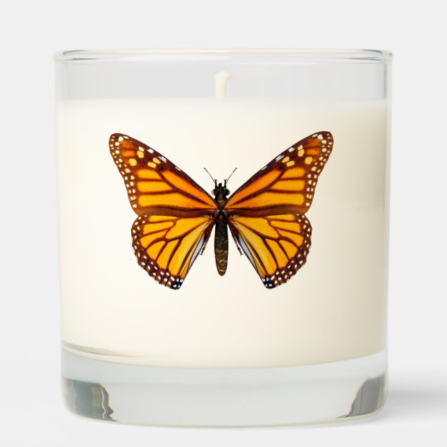 Monarch Butterfly Scented Candle (Front)