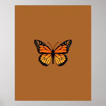 Monarch Butterfly Sensation Poster by TigerDen at Zazzle