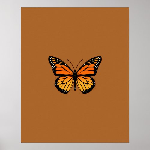 Monarch Butterfly Sensation Poster