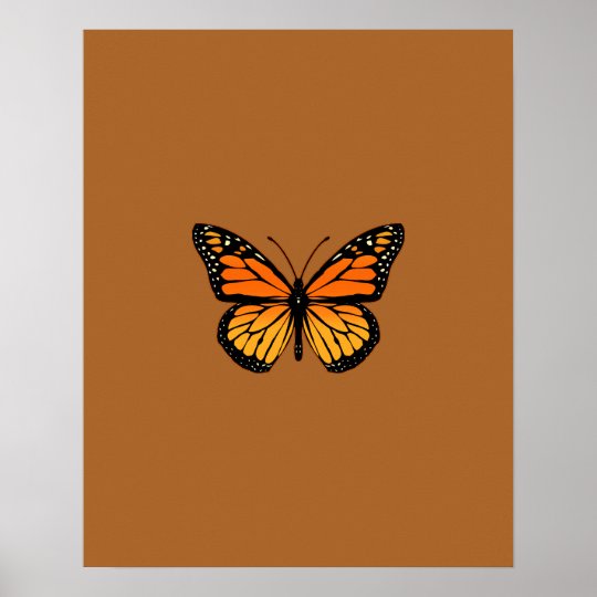 Monarch Butterfly Sensation Poster
