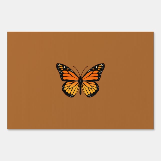 Monarch Butterfly Sensation Sign (Front)
