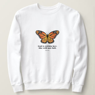 Monarch Butterfly shirt God is within her