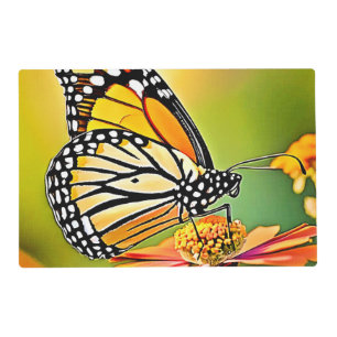 Monarch Butterfly Sip Design Placemat